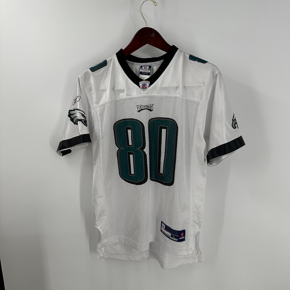 Philadelphia Eagles Kevin Curtis #80 Reebok Authentic Youth White Jersey Size L